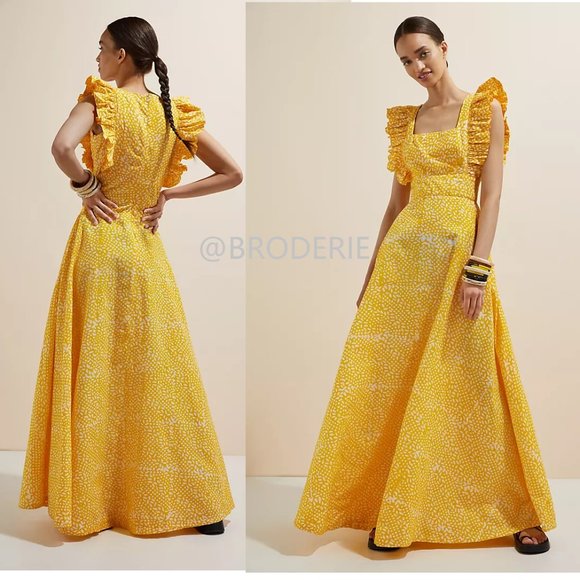 Anthropologie Dresses & Skirts - Anthropologie SIKA Marigold Ruffled Maxi Dress